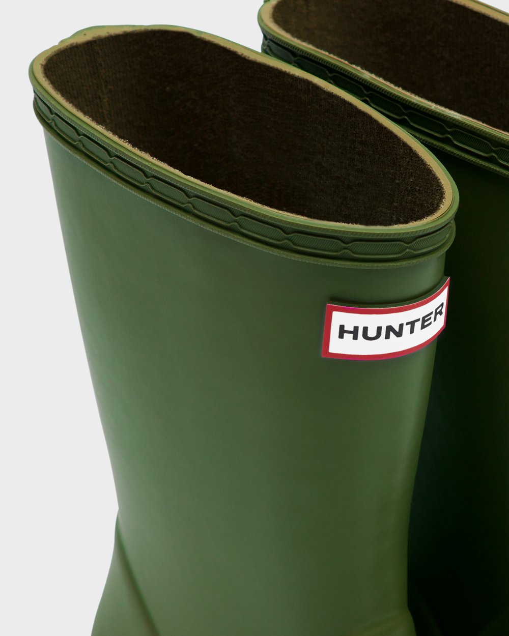 Hunter Niños Original First Classic - Botas de Lluvia Verde - 082-CYUVLX